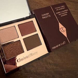 Brand new charlotte tilbury luxury palette eyeshadow quad makeup compact mirror